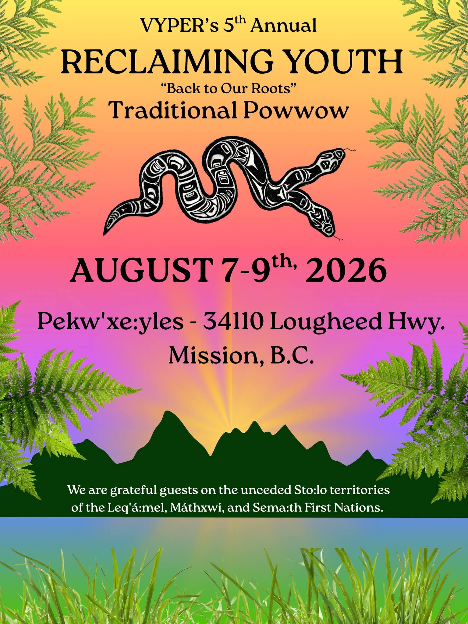 Featured image for “Save the Date- Vyper Annual Powwow”